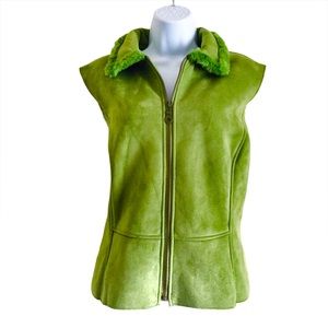 TSUNAMI Suede Vest Size Large